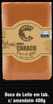 Doce de Leite c/ Amendoim Tablete 400 g