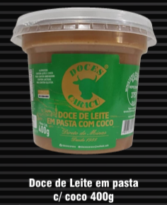 Doce de Leite em Pasta c/ Coco Pote 400 g