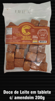 Doce de Leite c/ Amendoim Moreno Picado 200 g