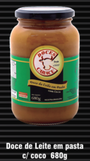 Doce de Leite em Pasta c/ Coco Pote 680 g