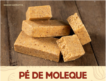 PÉ de Moleque 1.300 g c/ 50 Unid.
