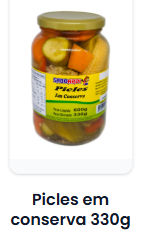 Conserva de Picles 600 gr / 330 gr