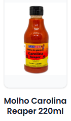 Molho de Pimenta Carolina Reaper 220 ml