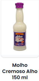 Molho de Alho Cremoso 150