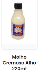 Molho de Alho Cremoso 220 ml