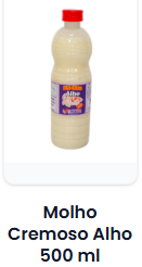 Molho de Alho Cremoso 500 ml