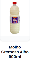 Molho de Alho Cremoso 900 ml