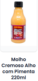 Molho de Alho c/ Pimenta 220 ml