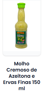 Molho de Azeitona c/ Ervas Finas 150 ml