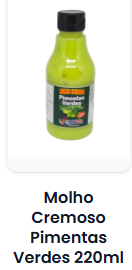 Molho de Pimenta Verde Cremoso 220 ml