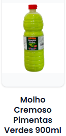Molho de Pimenta Verde Cremoso 900 ml