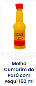 Molho de Pimenta Cumarim Pará c/ Pequi 150 ml