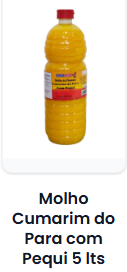Molho de Pimenta Cumarim Pará c/ Pequi 5 lts