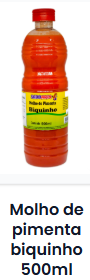 Molho de Pimenta Biquinho 500 ml