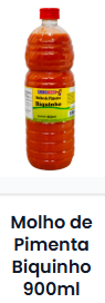 Molho de Pimenta Biquinho 900 ml