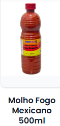 Molho de Pimenta Fogo Mexicano 500 ml