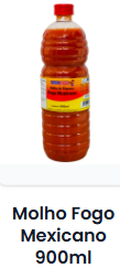 Molho de Pimenta Fogo Mexicano 900 ml