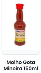 Molho de Gota Mineira 150 ml