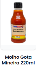 Molho de Gota Mineira 220 ml