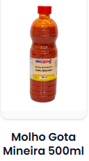 Molho de Gota Mineira 500 ml