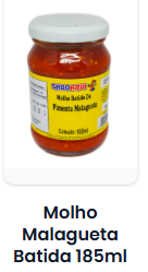 Molho Batido de Pimenta Malagueta 185 ML
