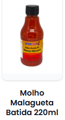 Molho Batido de Pimenta Malagueta 220 ml