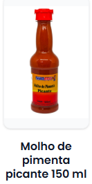 Molho de Pimenta Picante 150 ml