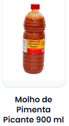 Molho de Pimenta Picante 900 ml