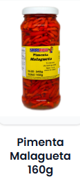 Pimenta Malagueta 340 g / 160 g