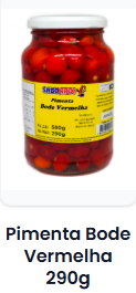 Pimenta Bode Vermelha 580 g / 290 g