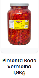 Pimenta Bode Vermelha 1,8 gr
