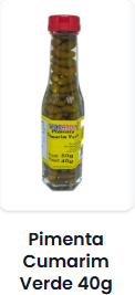 Pimenta Cumarim Verde 80 g / 40 g