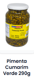 Pimenta Cumarim Verde 580 g / 290 g