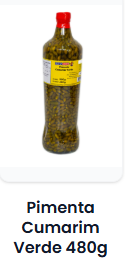 Pimenta Cumarim Verde 960 g / 480 g