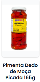 Pimenta Dedo de Moça Picada 310 g / 165 g