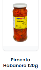 Pimenta Habanero 310 g / 120 g