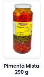 Pimenta Mista Pote c/ 5 580 g / 290 g