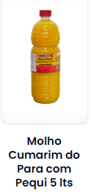 Molho de Pimenta Cumarim Pará c/ Pequi 900 ml